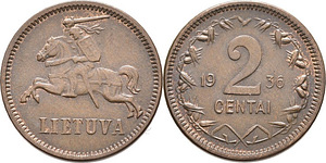 2 цента 1936 года