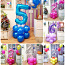 Шары на день рождения. Цифра на подставке из шаров (фото #3)