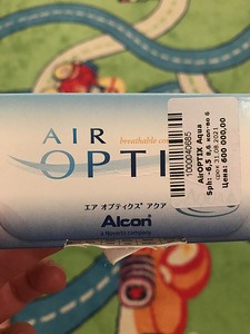 Линзы air optix agua -6,5 пара