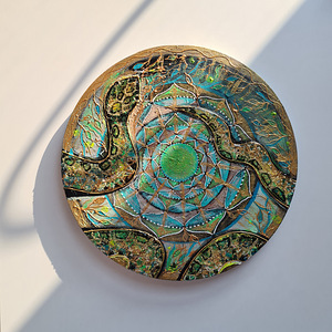 Uus hind! Käsitöö mandala maal 30 cm (6 foto / 8)