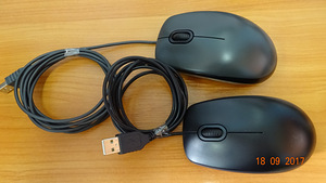 Мышь Logitech проводная USB