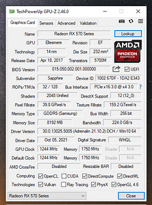SAPPHIRE PULSE Radeon RX 570 ITX 8GB GDDR5 "White edition" (8 foto / 9)