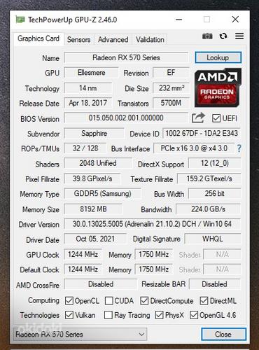 SAPPHIRE PULSE Radeon RX 570 ITX 8GB GDDR5 "White edition" (foto #8)