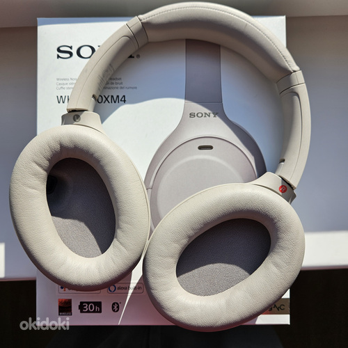 Беспроводные наушники с шумоподавлением Sony WH-1000XM4 (фото #2)