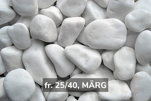 Nieve (valge) dekoratiivkivi; fr 25/40 mm; 20 kg (2 foto / 3)