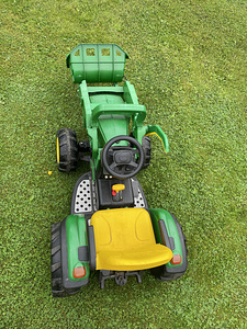 Laste akutraktor Peg Perego John Deere esilaaduriga (4 foto / 4)
