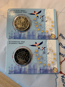 БЕЛЬГИЯ 2 ЕВРО 2005 – 2016 Unc; 2EURO COIN CARD 2014-2025 (5 фото из 8)