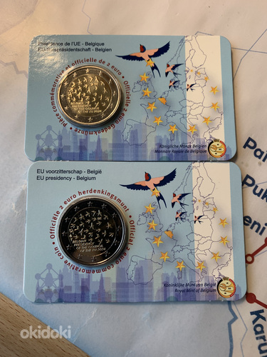 BELGIUM 2 EURO 2005 – 2016 Unc; 2EURO COIN CARD 2014-2024 (foto #5)