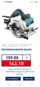 Ketassaag Makita 6601 (5 foto / 5)