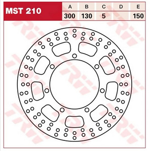 Тормозной диск MST210
