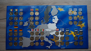 Альбом для монет 2 евро (с монетами евро обращения)