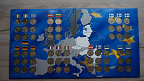Album 2-eurostele müntidele (koos meenemüntidega)