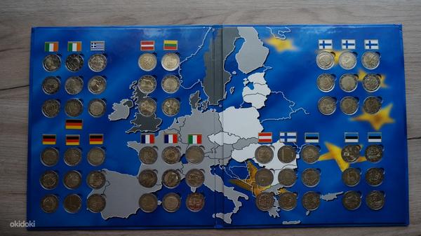 Album 2-eurostele müntidele (koos meenemüntidega) (foto #1)