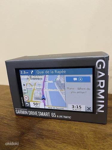 Навигатор Garmin drive smart 65 & live traffic (фото #1)