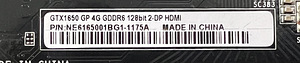 Uueväärne Palit Geforce GTX 1650 videokaart, graafikakaart (3 foto / 3)