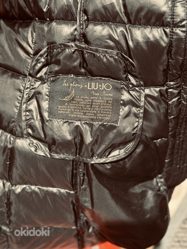 LIU JO тонкое легкое пуховое пальто на размер M-L (фото #7)