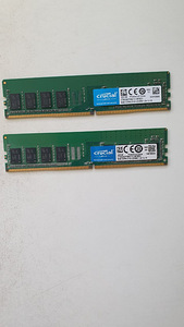 2x Crucial 8GB DDR4 2133 UDIMM 1.2v CL15 (16gb) (2 foto / 2)