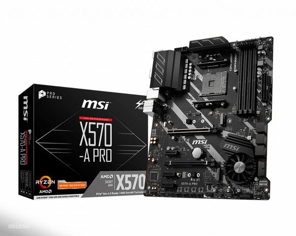 МАТЕРИНСКАЯ ПЛАТА AMD MSI X570-A PRO (фото #1)