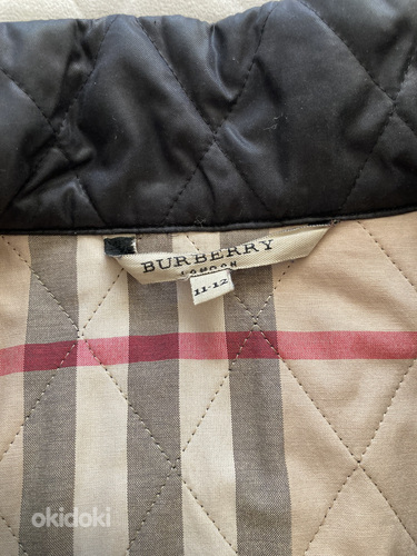 Jacket o/w Burberry, 140 cm, originaal (foto #2)