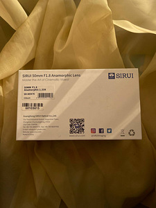 Sirui 50mm F1.8 1.33x anamorphic Sonyle (4 foto / 9)