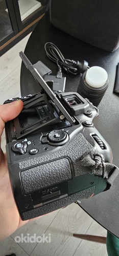 D7500 kaamera + 2 objektiivi + kott + SD kaart + 2 akut (foto #3)