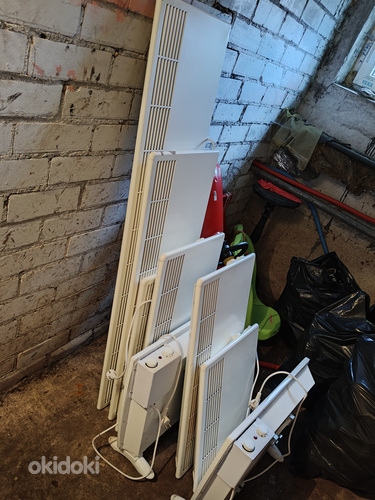Продается 8 электрических радиаторов 500w-2000w