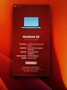 MacBook Air 2020 13" (2 фото из 2)