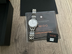 Mido Belluna Automatic White with daimonds,UUS!! (3 foto / 3)
