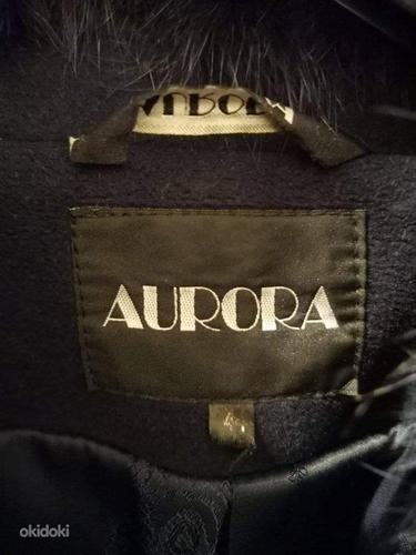 Темно-синее пальто Аврора (фото #2)