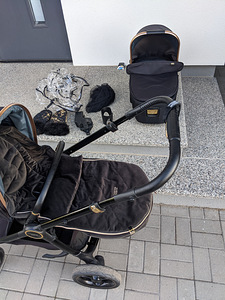Vankrikomplekt 2 in 1+lisad - Mamas&Papas Ocarro - Black Dia (2 foto / 9)