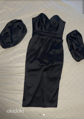 Черное длинное платье (фото #1)