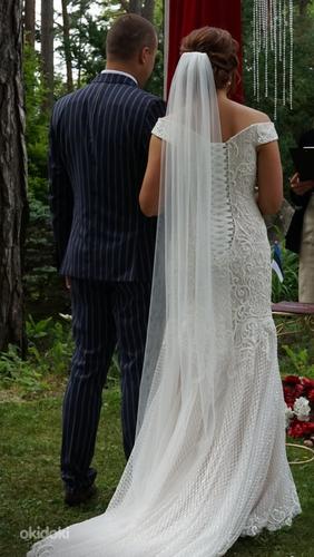 Свадебное платье 38 размер (фото #2)