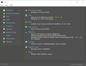Acer Aspire E15 Nvidia 940MX 2GB (10 foto / 10)