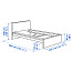 Кровать Икеа Мальм 90х200 с матрасом и ящиками (фото #2)