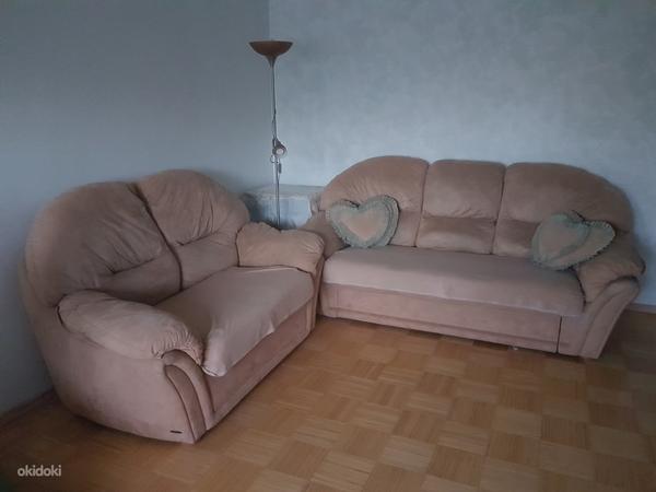 2 дивана в хорошем состоянии, вместе или отдельно (фото #1)