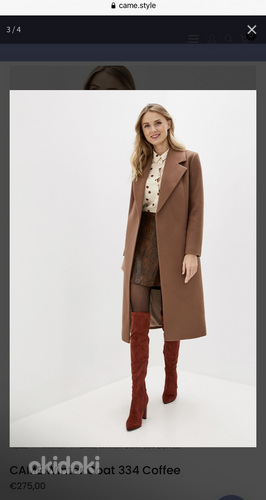 Uus CAME Villane mantel. Шерстяное пальто. Wool coat. (фото #1)