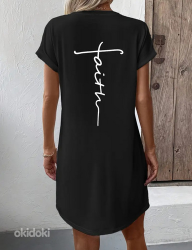 Faith kirjaga mönus kleit, suurus XL -XXL, Uus