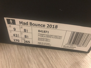 Korvpalli jalatsid Adidas Mad Bounce (2 foto / 2)
