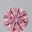Fancy Intense Pink roosa teemant 1.01 karaati -60% SERT! (foto #1)