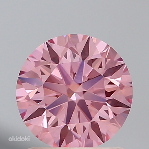 Fancy Intense Pink roosa teemant 1.01 karaati -60% SERT! (foto #1)