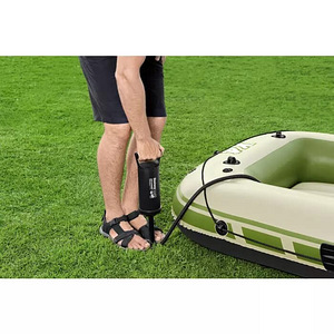 Надувная четырехместная лодка Bestway Voyager X4 Raft, 350х1 (8 фото из 10)