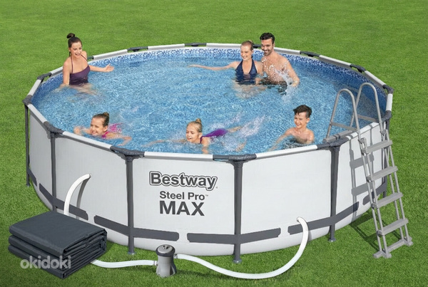 Каркасный бассейн Bestway 56950 Steel Pro Max Set 427x107 см