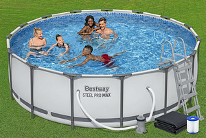 Karkassbassein Bestway 56438 Steel Pro Max Set 457x122 cm (1 foto / 9)