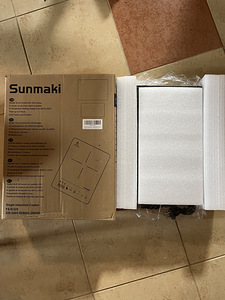 Induktsioonpliit. Portable Induction Cooktop, Sunmaki 1800W (2 foto / 5)