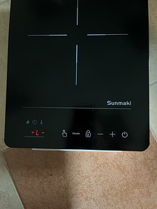Induktsioonpliit. Portable Induction Cooktop, Sunmaki 1800W (3 foto / 5)