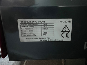 Pelletipõleti, tigu, katel, boiler, buderus logamatic (7 foto / 7)