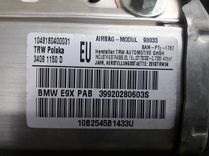 BMW E92, E93 Kõrvalistuja Airbag (2 foto / 2)