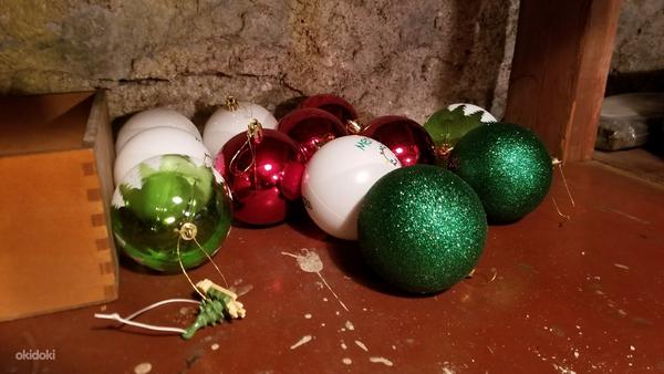 Рождественские украшения шары (фото #1)