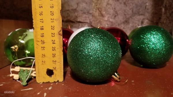 Рождественские украшения шары (фото #2)
