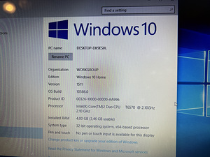 Laptop Dell Vostro PP37L (3 foto / 4)